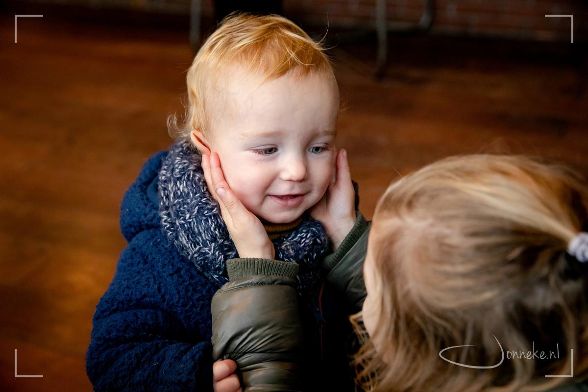 Een gezinsshoot: huilen en lachen