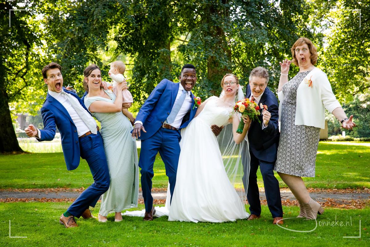 Happy crazy family.