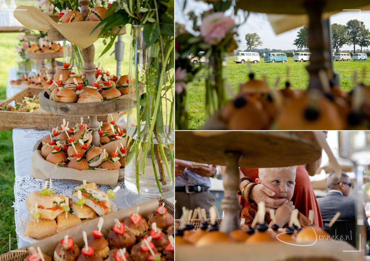 Na de show staat er een overheerlijke lunch klaar... heel goed verzorgd!