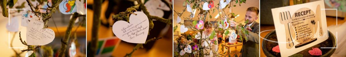 Ze krijgen een mooie appelboom als cadeau, met wijze tips als 'appels'. Supertof.