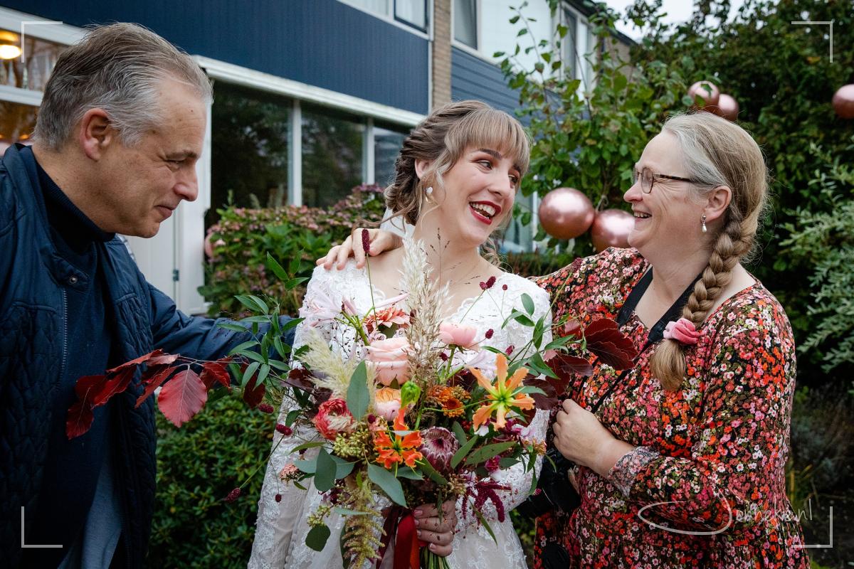 Dag pap, dag mam; bedankt voor alles! ik ga nu echt met Ronald mee!