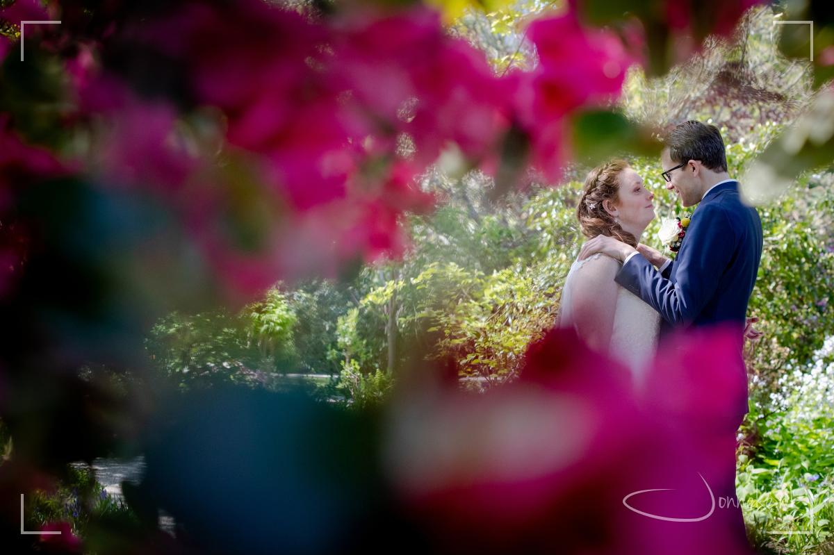 Voor het laatste deel van de fotoshoot gingen we naar de botanische tuinen: zee van kleur en bloemen!