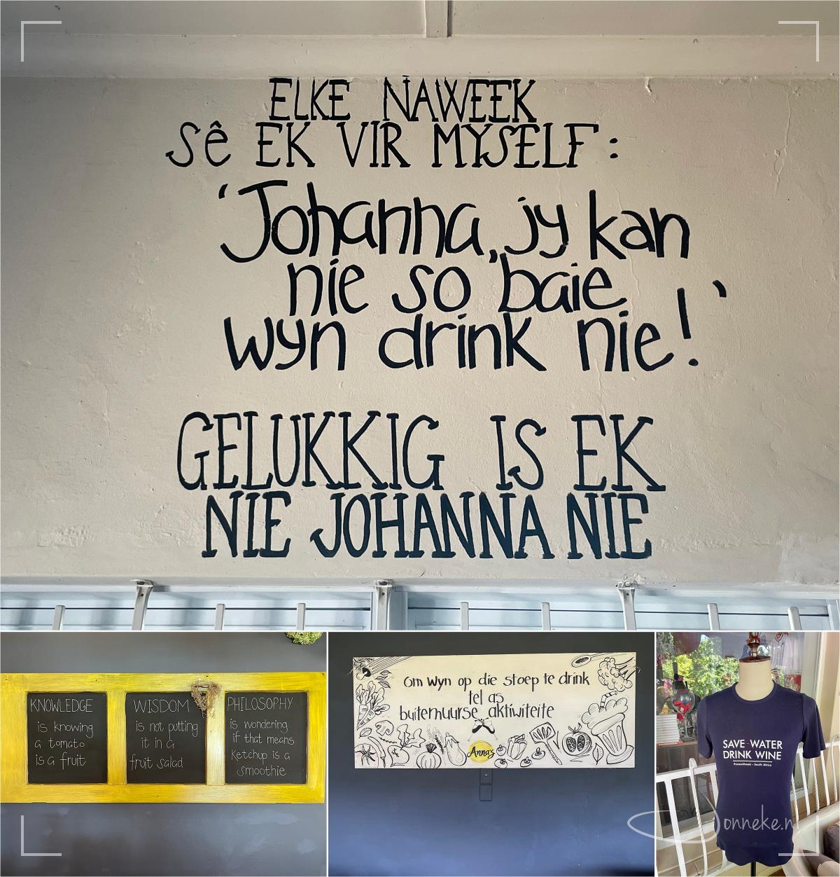 En overal die heerlijke humoristische teksten. Oke, nu snapt iedereen ook mijn liefde voor bordjes met spreuken - want hier thuis hangt het inmiddels ook vol! ;-)