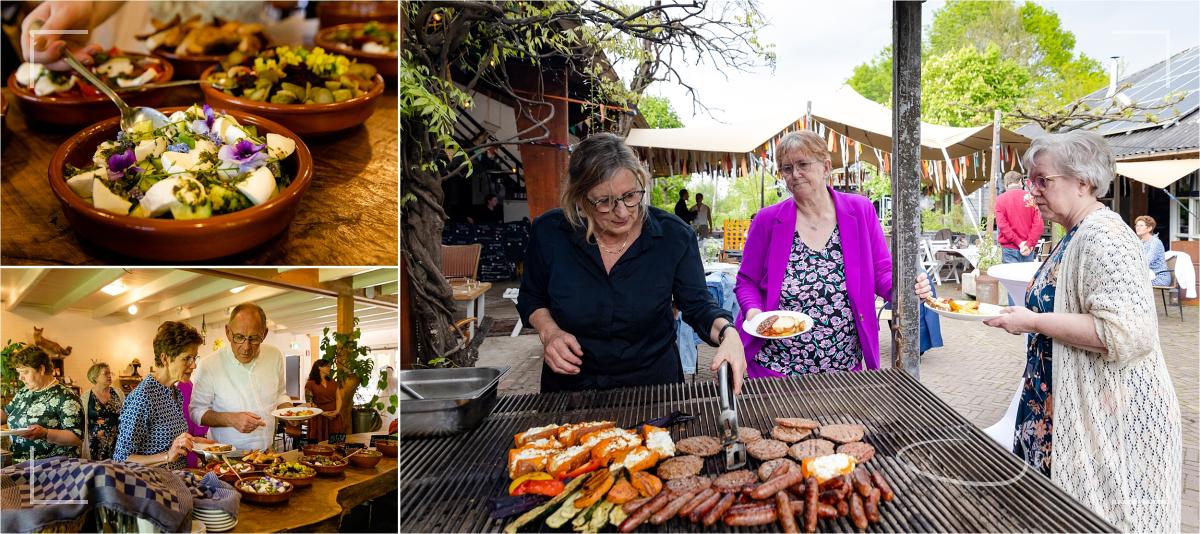 Dat eten... meeste komt van eigen groente en vlees van de Eemlandhoeve.. en dat proef je. Zo puur, zo lekker! Ook lekkere groenten op de bbq. Mmmmm!
