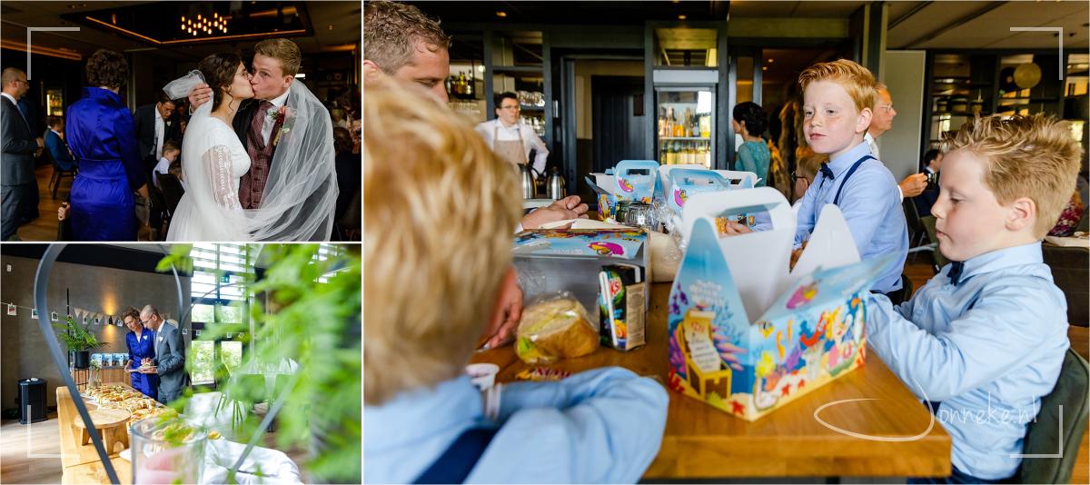 Genieten van een heerlijke lunch met speciale 'happy-lunch' voor de kids ;-)