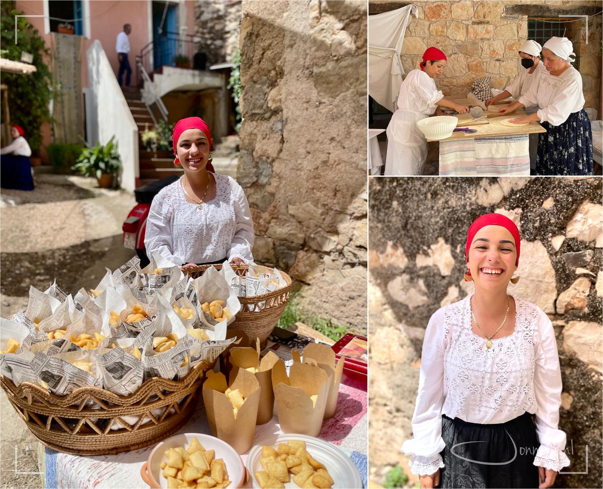 Vroeger maakten ze dit veel: een soort mini-oliebolletjes zonder krenten en rozijnen. Nu eten ze het alleen nog op dit festival.
