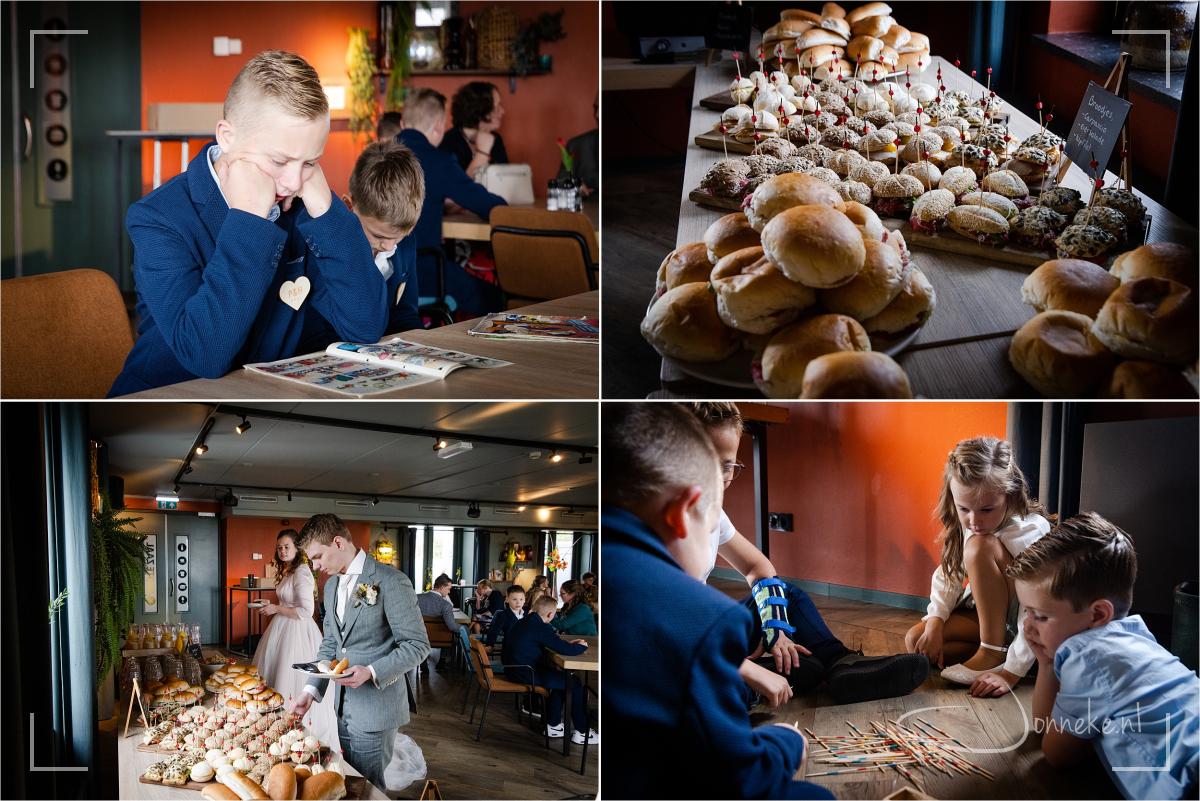 Na de ceremonie staat er een heerlijke lunch klaar!