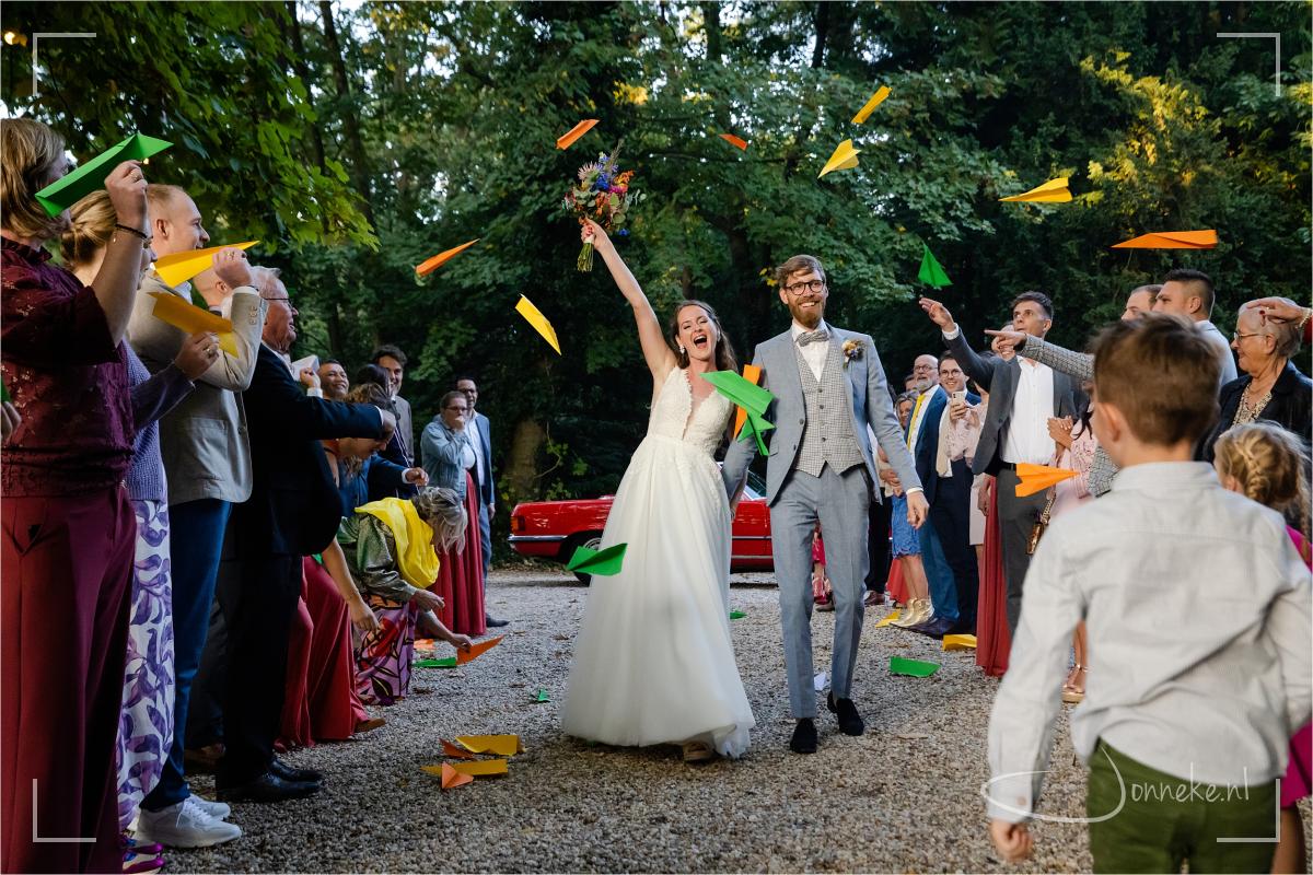 Aankomst bij Dutch Bizz in Amersfoort (wat een toffe locatie!) was extra feestelijk met zoveel vliegtuigjes!