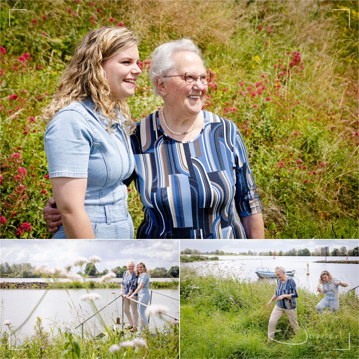 Ik weet 100% zeker - en als het kon 1000% zeker - dat deze foto's nu al belangrijk zijn: maar ze worden GOUD! Maar voor nu hoop ik dat Marit en oma nog heeel veel tijd samen zullen hebben en veel van elkaar kunnen leren en ontvangen.