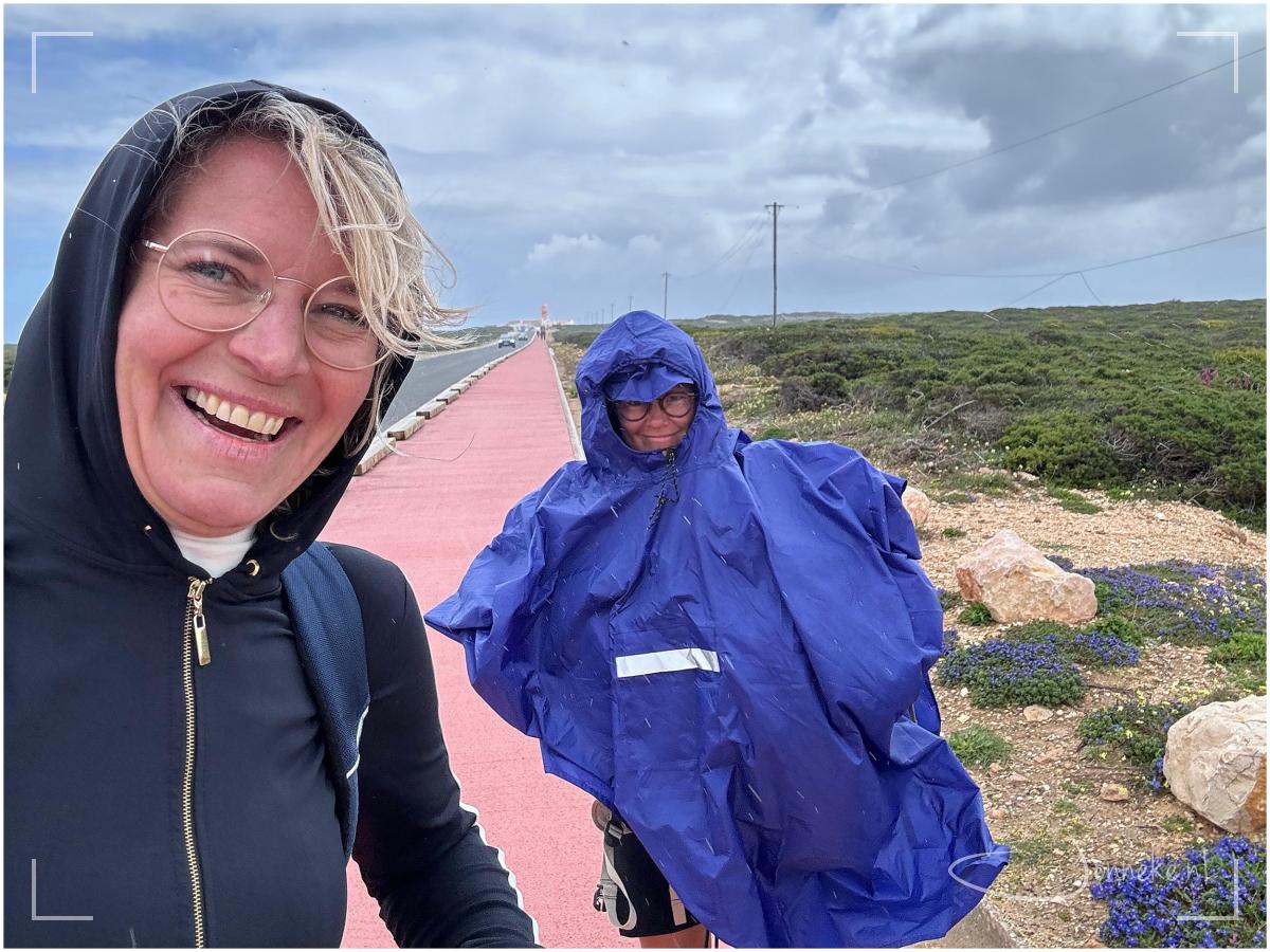 En hoppa, gewoon nog ff buitje op onze koppies.