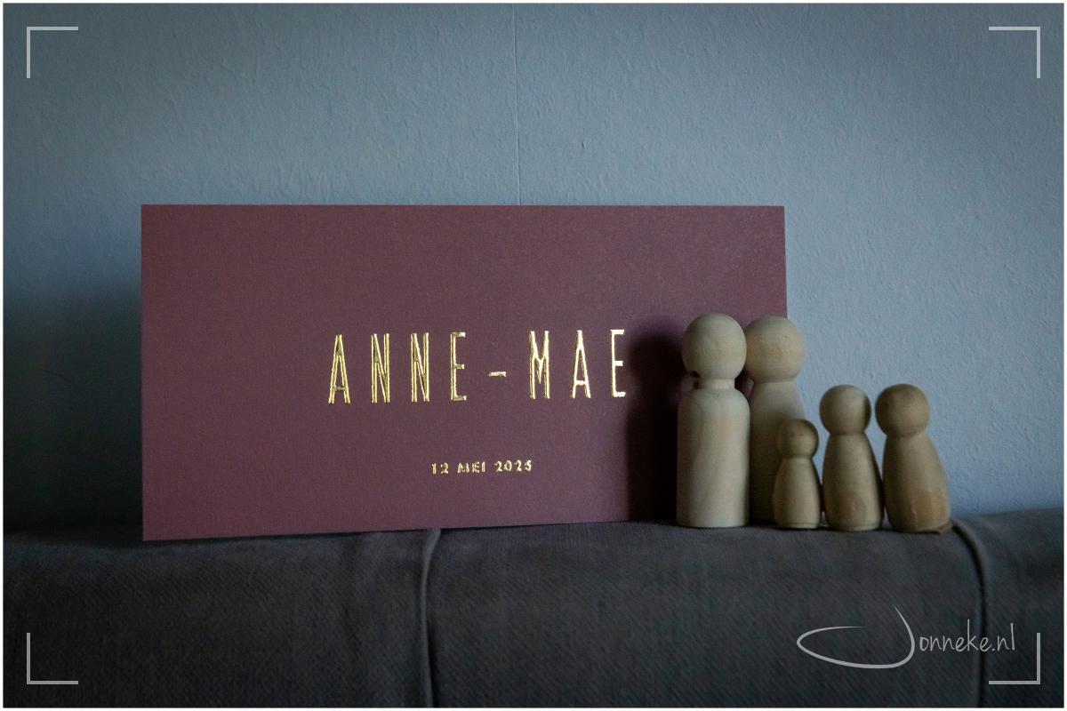 Anne-Mae is geboren