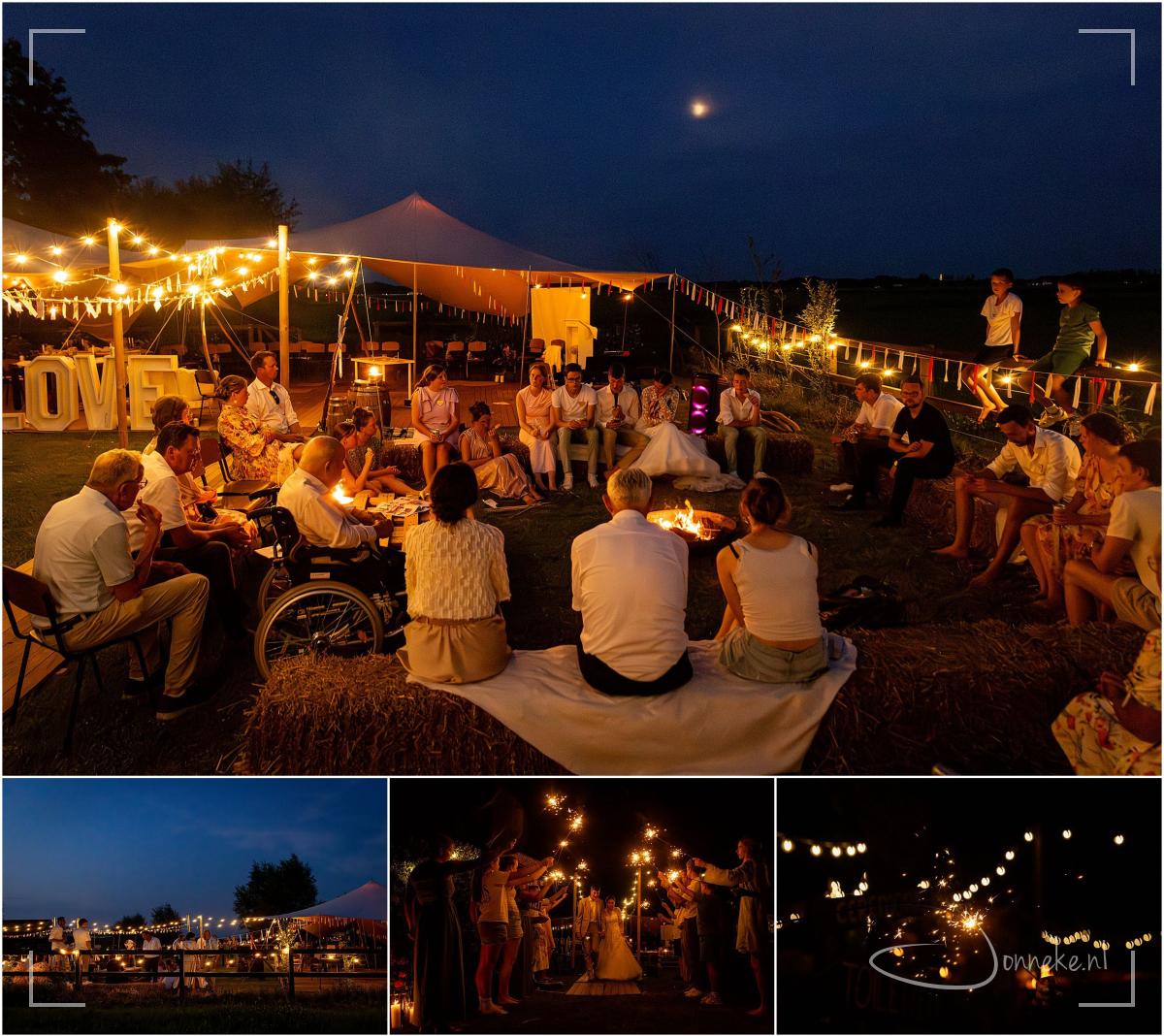 Een zwoele zomeravond met zingen, liefde, lichtjes en sterretjes...