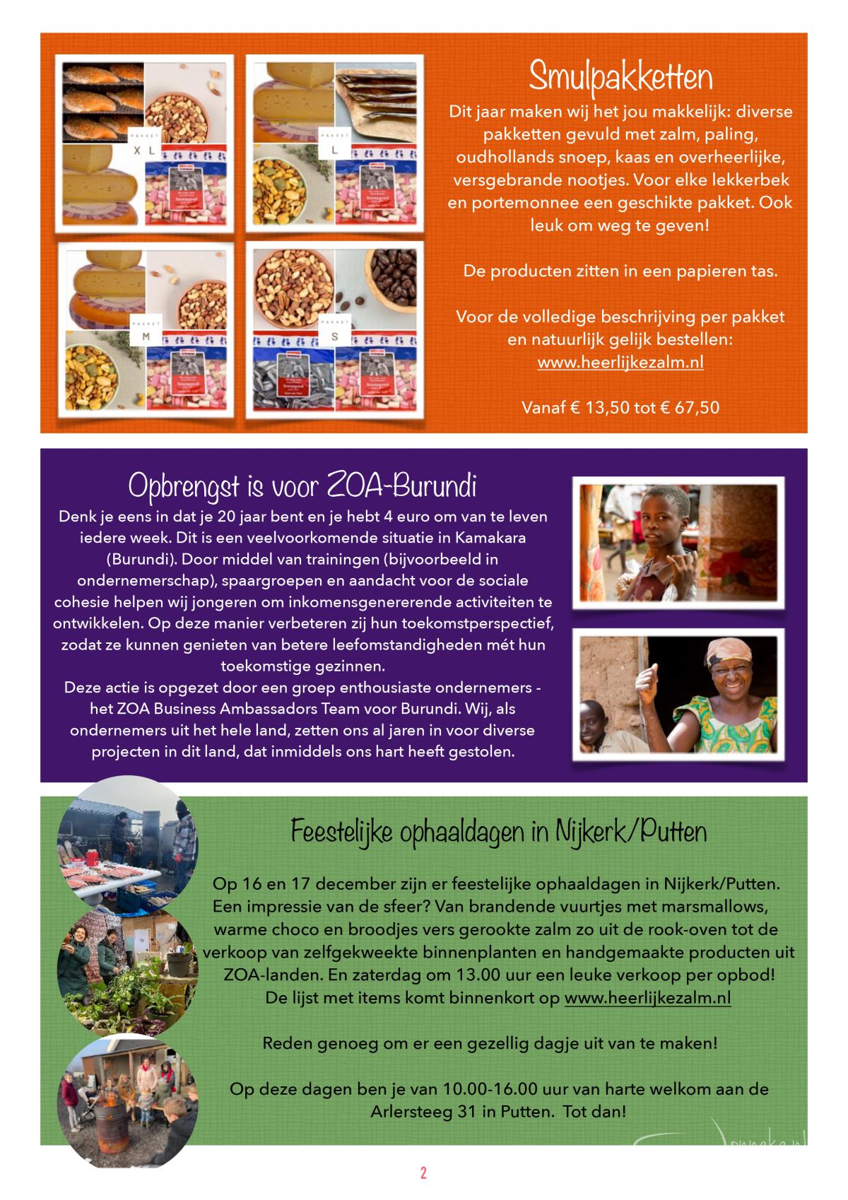 Grote ZOA zalm - smulpakketten ACTIE!